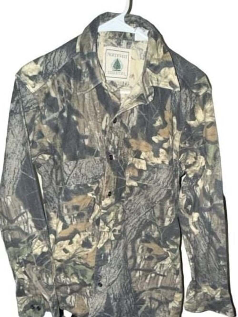 Northwest Territory Camo Camouflage Long Sleeve Button Down Hunting Shirt